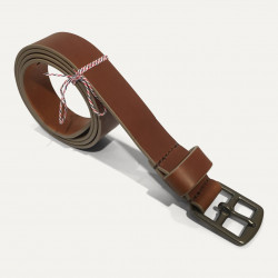 Ceinture sur mesure HARNACHEUR massaï/taupe