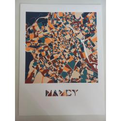 Affiche Nancy 30x40cm