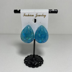 Boucles d’oreilles clips goutte d’eau